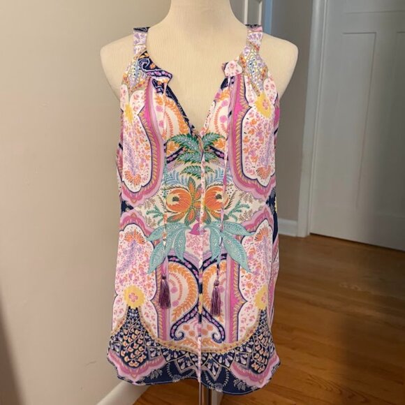 Rose & Olive Sleeveless blouse - Picture 1 of 5